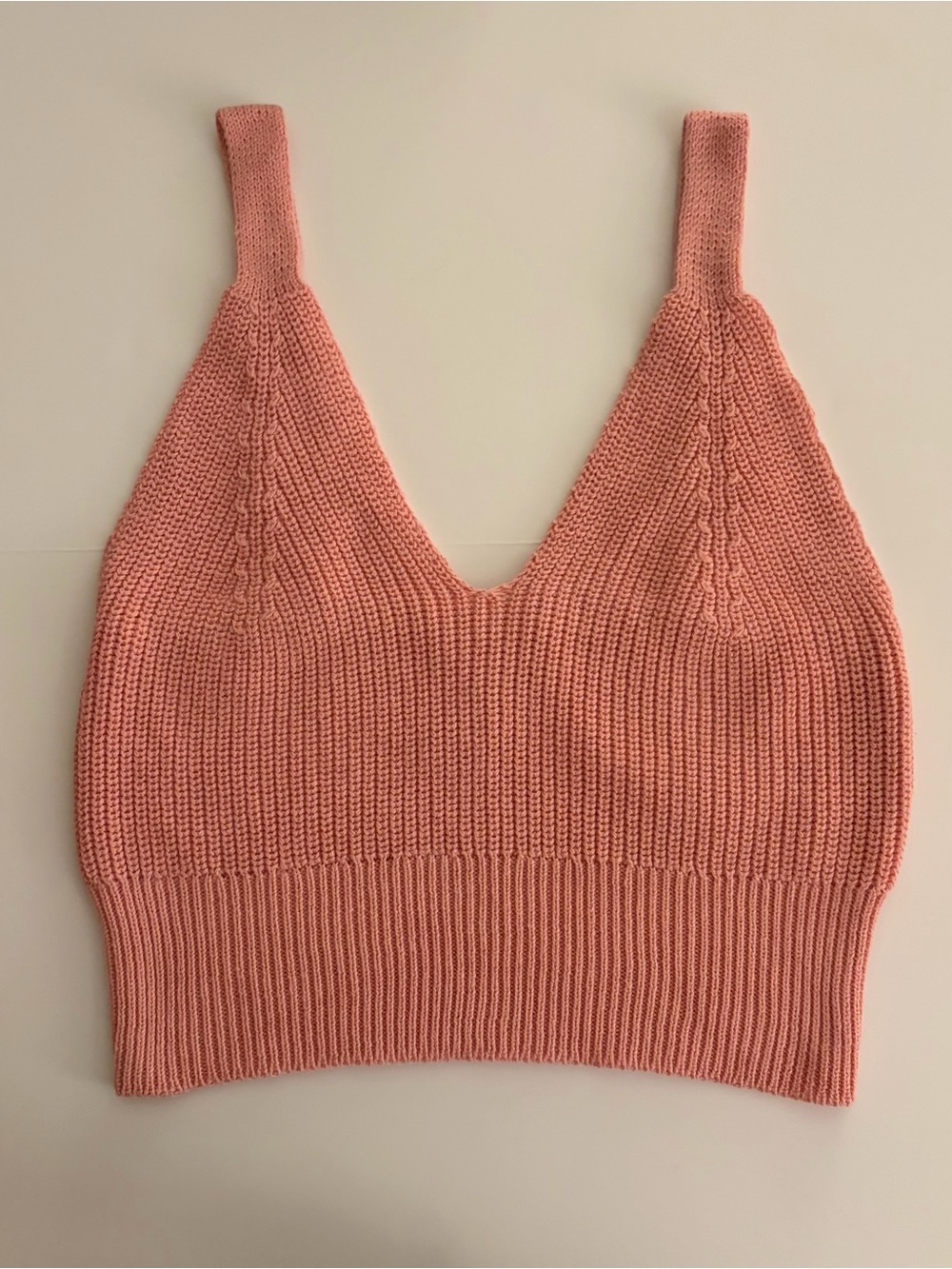 Z Supply Ribbed V-Neck Crop Sweater Tank